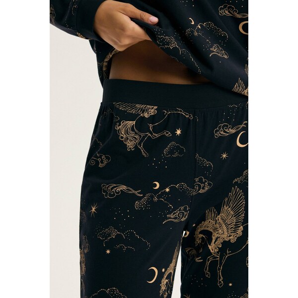 Esotiq nadčasové dlhé dámske pyžamo Craco - bavlna 66062401