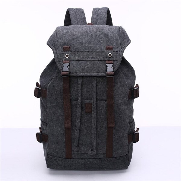 Canvasio plátený sťahovací batoh Rigau Čierny 25L 66062499