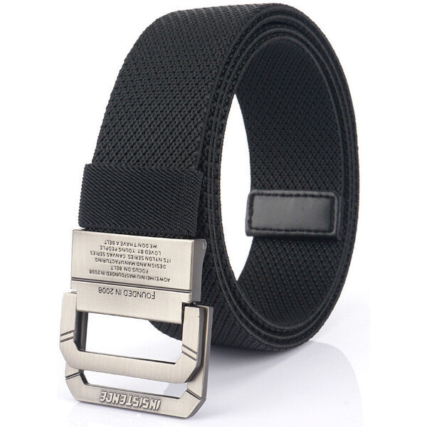 Lifestyle Nylonový opasok s kovovou prackou Molet Čierny 66062623