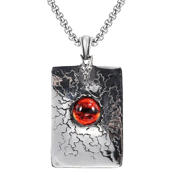 Impress Jewelry Obojstranný oceľový prívesok Dračie oko – Slnko & 66062656