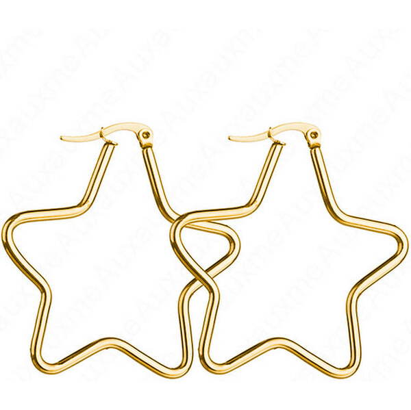 Impress Jewelry Geometrické náušnice z chirurgickej ocele zlaté 66062697