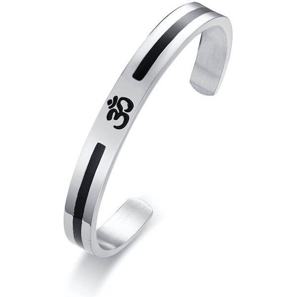 Impress Jewelry Náramok z chirurgickej ocele Mantra 66062706