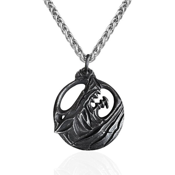 Impress Jewelry Prívesok z chirurgickej ocele Nordic Wolf - Zúrivý Vlk 66062717