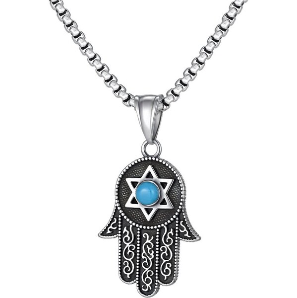 Impress Jewelry Prívesok z chirurgickej ocele Fatima Hamsa 66062721
