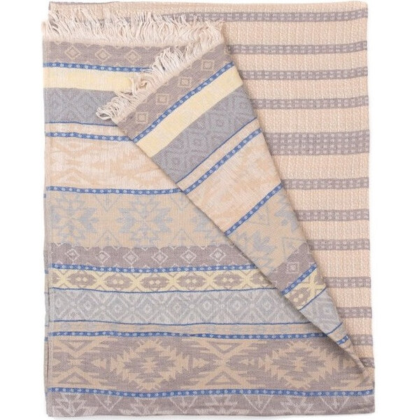 Artofpolo Elegantný šál Oriental winter Béžový 66062771