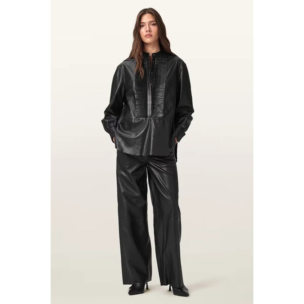 Kožené nohavice AllSaints ASH 66062333