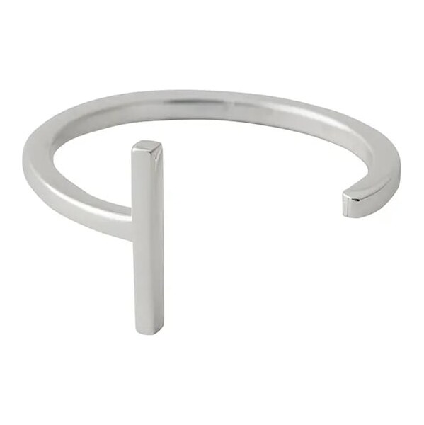 Strieborný prsteň Design Letters 60861084