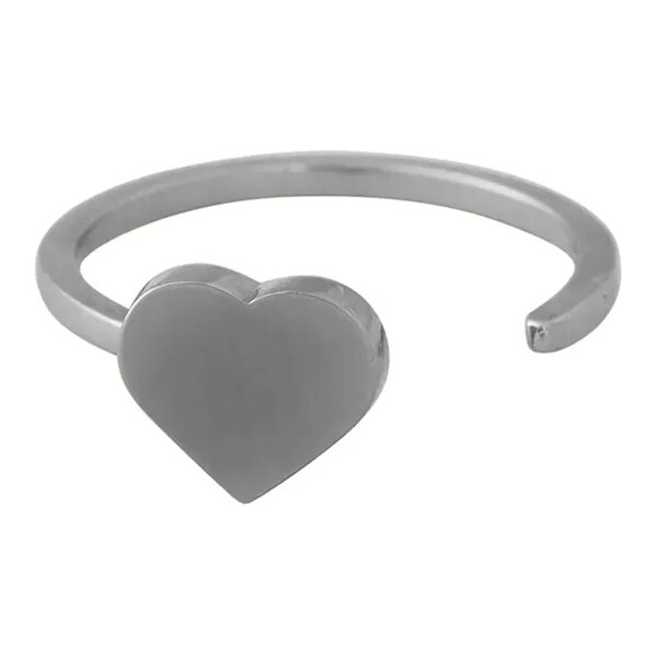 Strieborný prsteň Design Letters 61669775