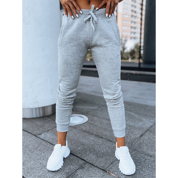 BASIC Šedé dámske tepláky UY0132 18061235