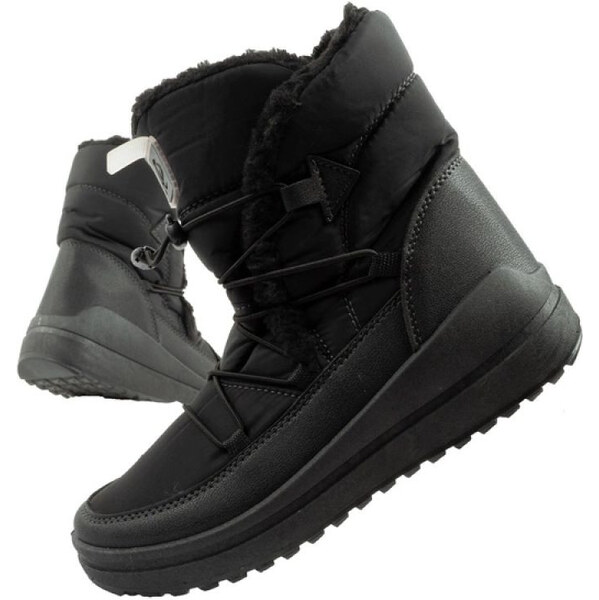 Easy Way zimné topánky snehové topánky dámske zateplené módne čierne 66065104