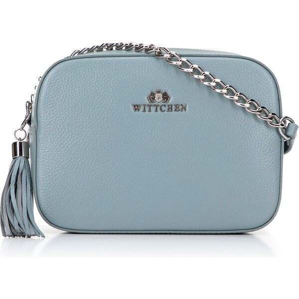 Dámska kožená crossbody kabelka Wittchen s retiazkou 29-4E-015-7 66065921