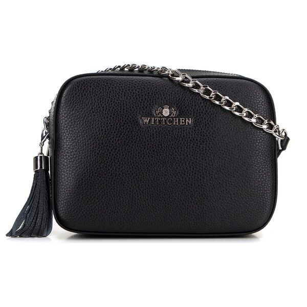 Dámska kožená crossbody kabelka Wittchen s retiazkou 29-4E-015-1S 66065987