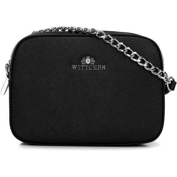 Dámska saffiano kožená kabelka Wittchen s retiazkou 29-4E-019-1S 66065989