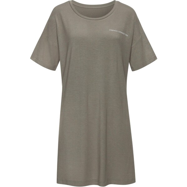 FRENCH CONNECTION Nočná košieľka kaki / biela 66068672