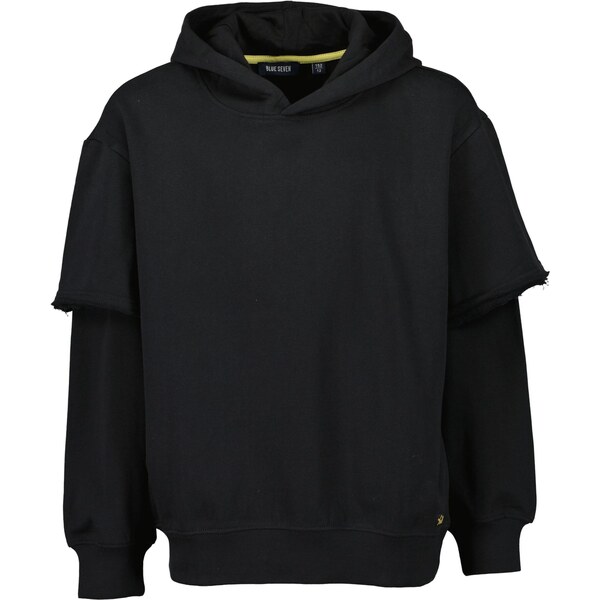 BLUE SEVEN Mikina čierna / biela 66068694