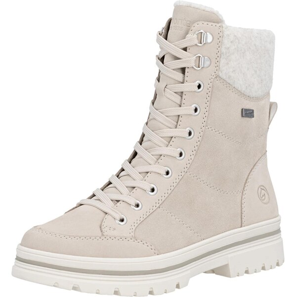 REMONTE Šnurovacie členkové čižmy krémová 66068808