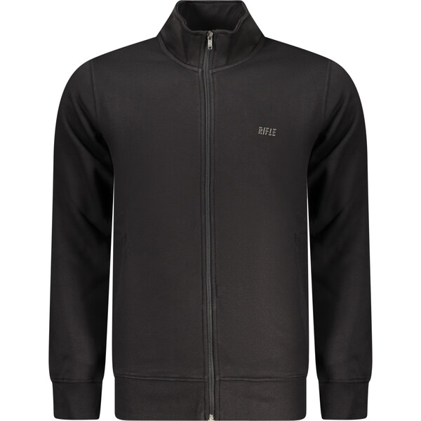 RIFLE MENS BLACK ZIP-UP SWEATSHIRT 66079878