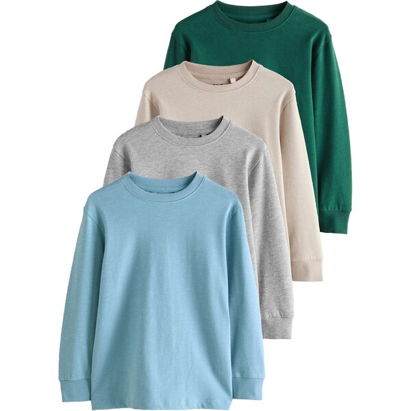 Next Tričko béžová / svetlomodrá / sivá / zelená 66069042