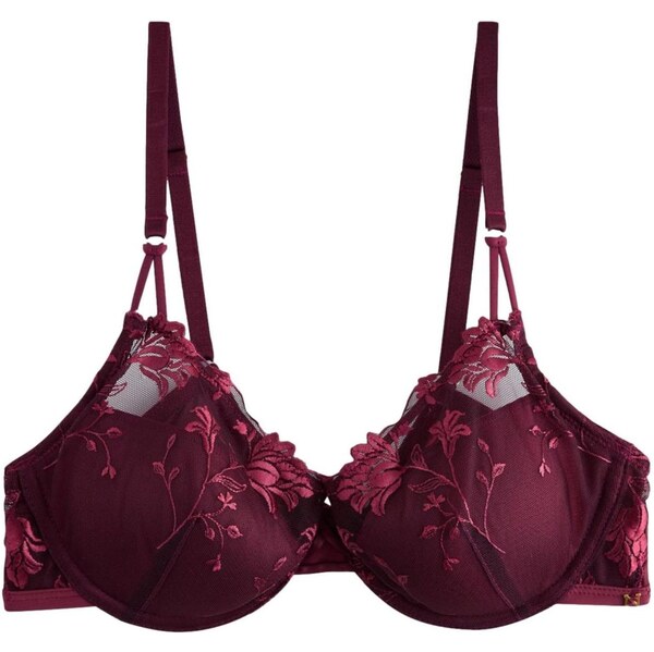 Next Podprsenka Premium vínovo červená 66069086