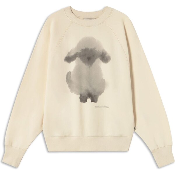 Thinking MU Mikina SHEEP krémová / sivá 66069206