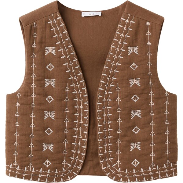 MANGO TEEN Vesta Soho sépiová 66069365