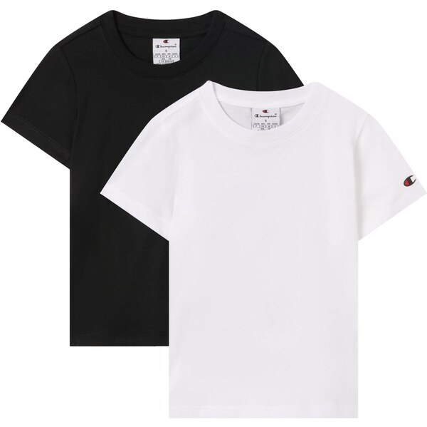 Champion Authentic Athletic Apparel Tričko čierna / biela 66069439