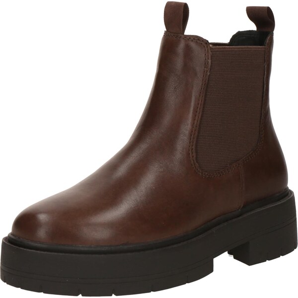 GEOX Chelsea čižmy STIVALETTI tmavohnedá 66069478