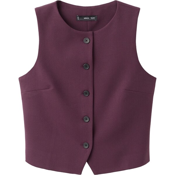 MANGO Vesta k obleku CANDELA vínovo červená 66069499