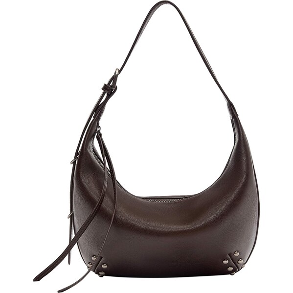 Pull&Bear Kabelka na rameno tmavohnedá 66069553