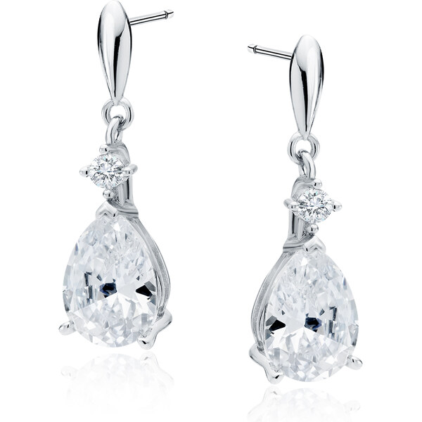 Olivie Strieborné náušnice so zirkónmi 2012 14271165