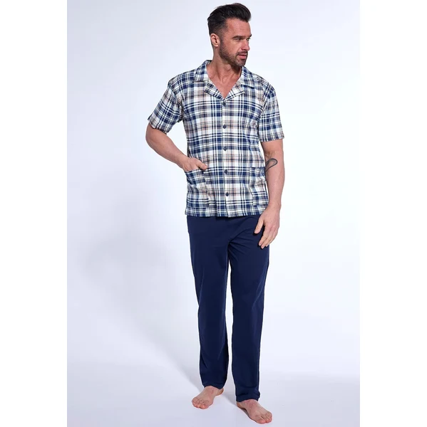Cornette 318/54 cr/r M-2XL pánske pyžamo bez zipsu 66074155