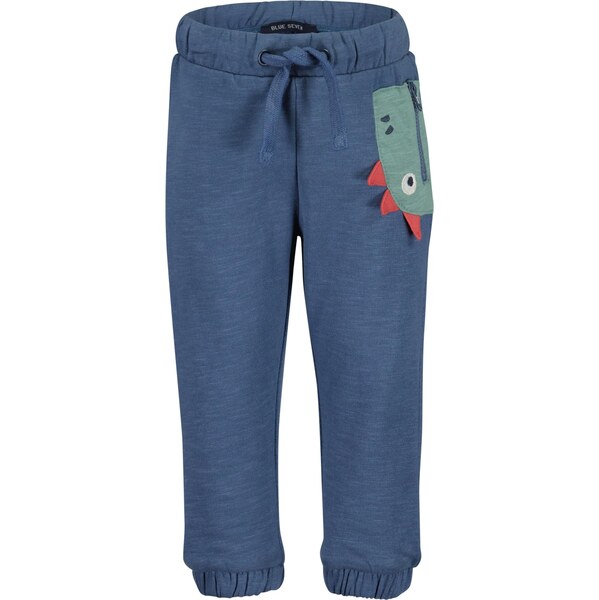 BLUE SEVEN Nohavice tmavomodrá / zelená / šedobiela 66074358