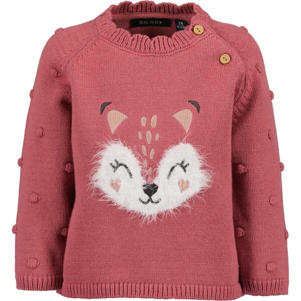 BLUE SEVEN Sveter telová / svetlofialová / červená / biela 66074375