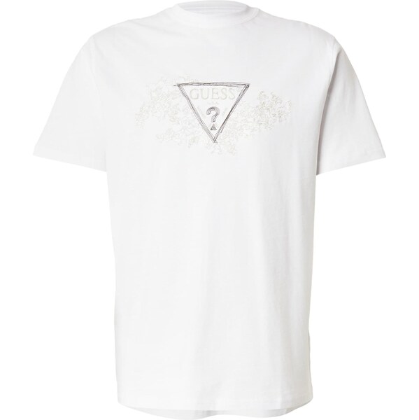 GUESS Tričko pastelovo zelená / čierna / biela 66075364