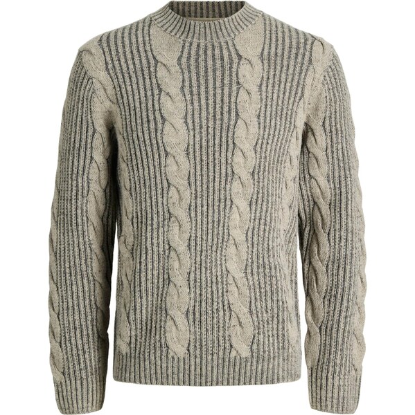 Jack & Jones Premium Sveter JPRBLUCARL sivá / sivá melírovaná 66075938