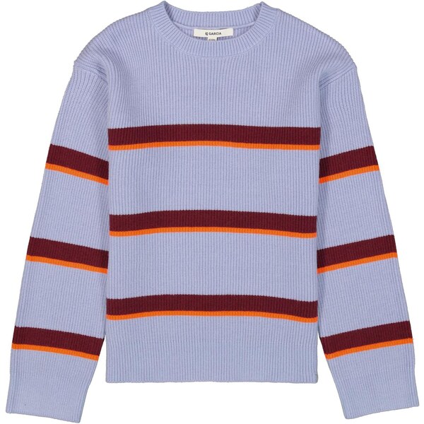 GARCIA Sveter nebesky modrá / červená / burgundská 66076114