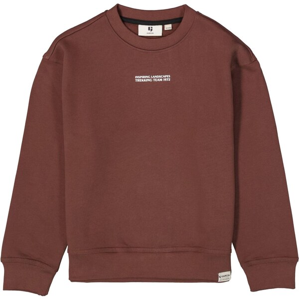 GARCIA Mikina gaštanová / biela 66076162