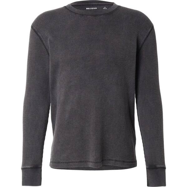 HOLLISTER Tričko čierna melírovaná 66076244