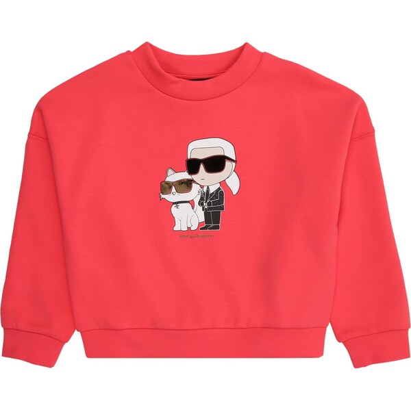 Karl Lagerfeld Mikina rosé / čierna / biela 66076276