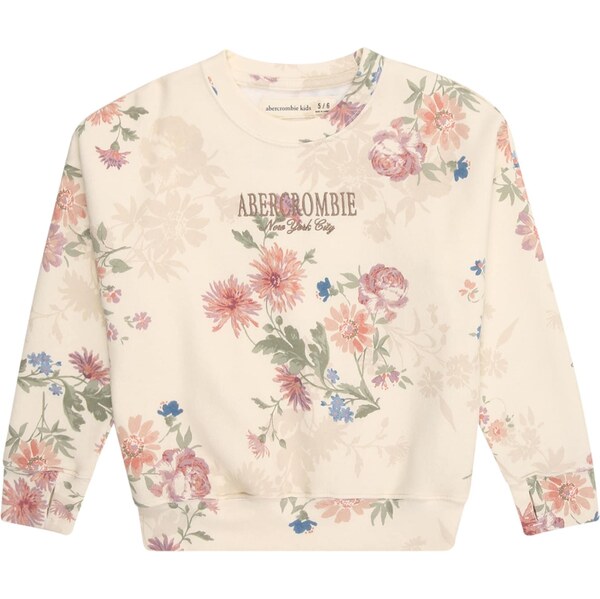 Abercrombie & Fitch Mikina krémová / olivová / broskyňová / rosé 66076277