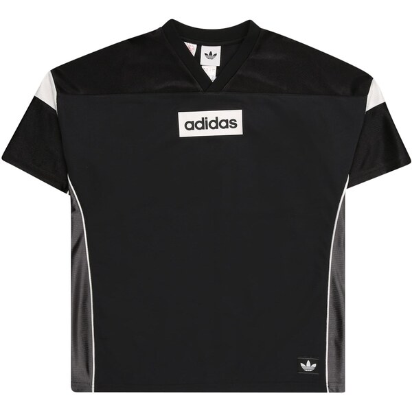 ADIDAS ORIGINALS Tričko tmavosivá / čierna / biela 66076283