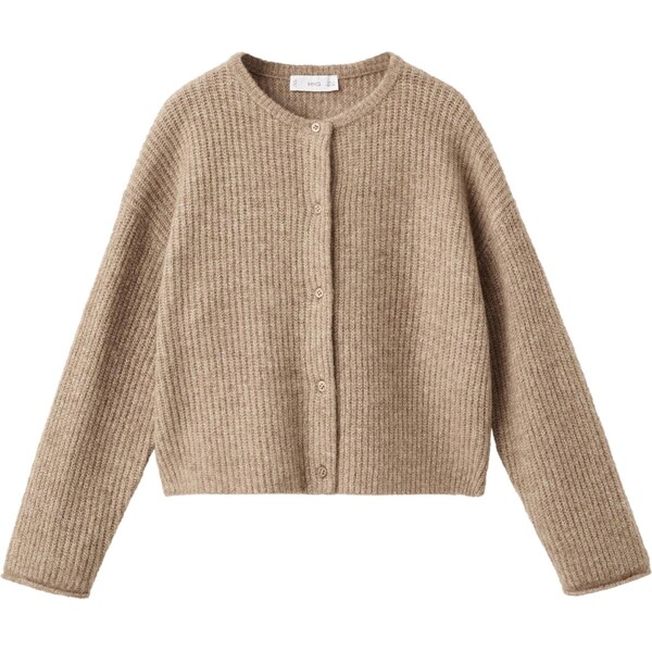 MANGO KIDS Kardigán JANINE hnedá 66076398