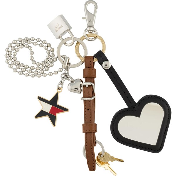 Tommy Jeans Prívesky na kľúče MULTI CHARM hnedá / zlatá / čierna / 66076394