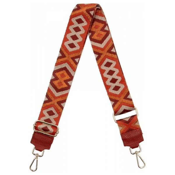 Hernan Módny pásik k taške H14 tehličkový/tmavo béžový 66076527