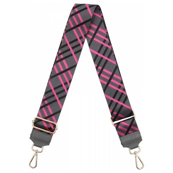 Hernan Módny opasok k taške H06 šedý/fuchsiový 66076534