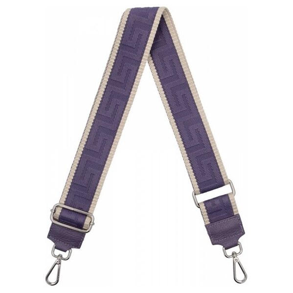 Hernan Módny pásik na tašku Geometric PA005 Fialový/Bežový 66076574