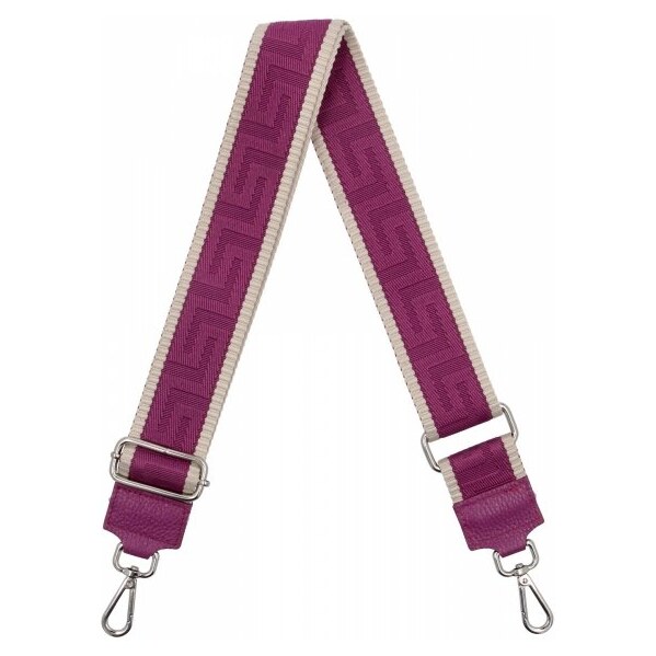 Hernan Módny pásik na tašku Geometric PA005 fuchsiový/bežový 66076576