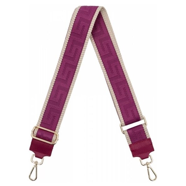 Hernan Módny pásik na tašku Geometric PA005 fuchsiový/bežový 66076577