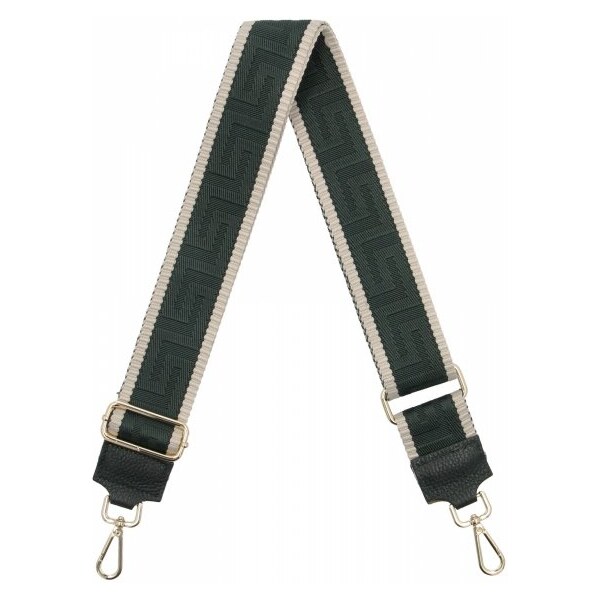 Hernan Módny pásik na tašku Geometric PA005 tmavá fľašková zelená 66076593