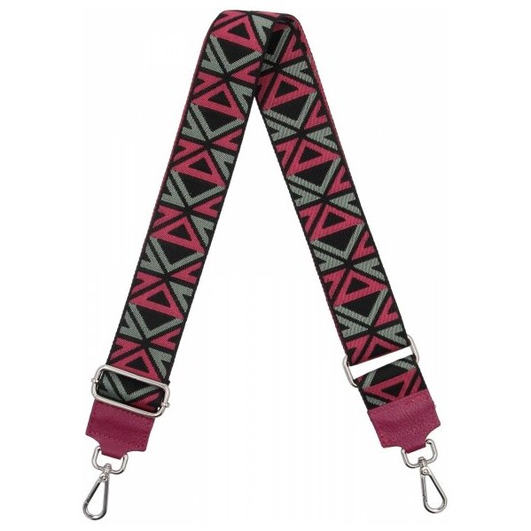 Hernan Módny pásik na tašku Geometric PA005 fuchsiový 66076606